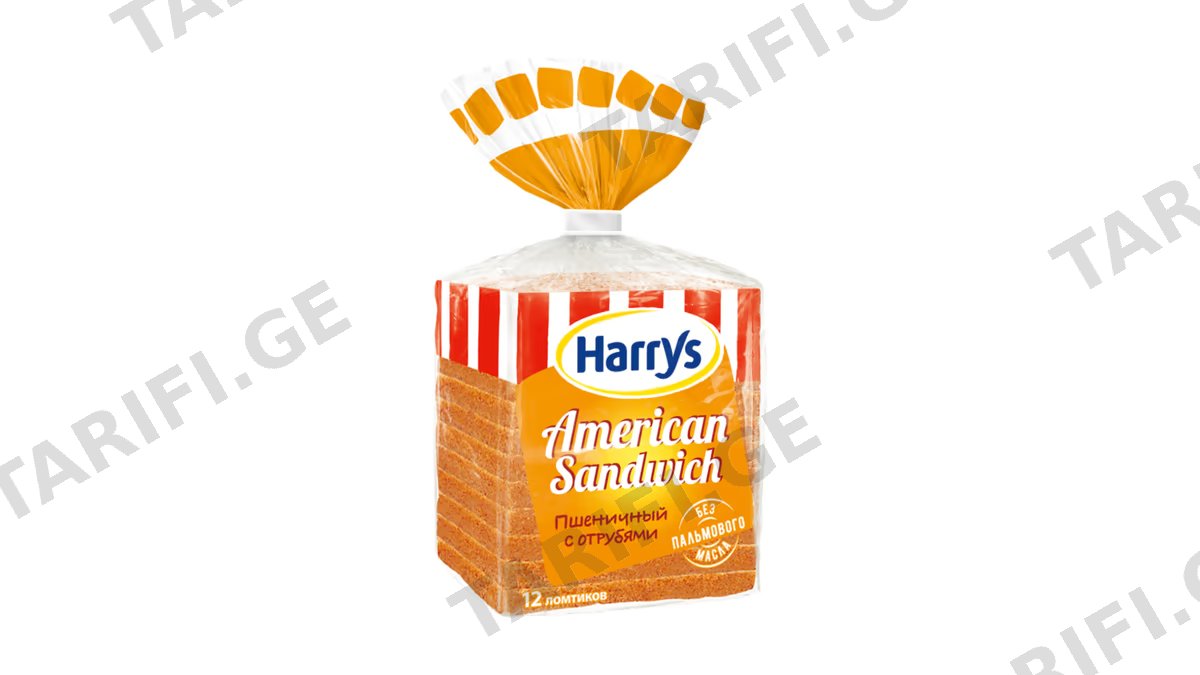 "Harry s"- პური ხორბლის და ქატოს (515 გრ)