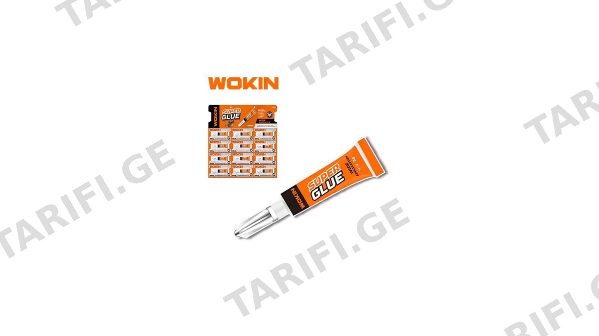 წებოს ნაკრები Wokin 654603, 12Pcs, Super Glue