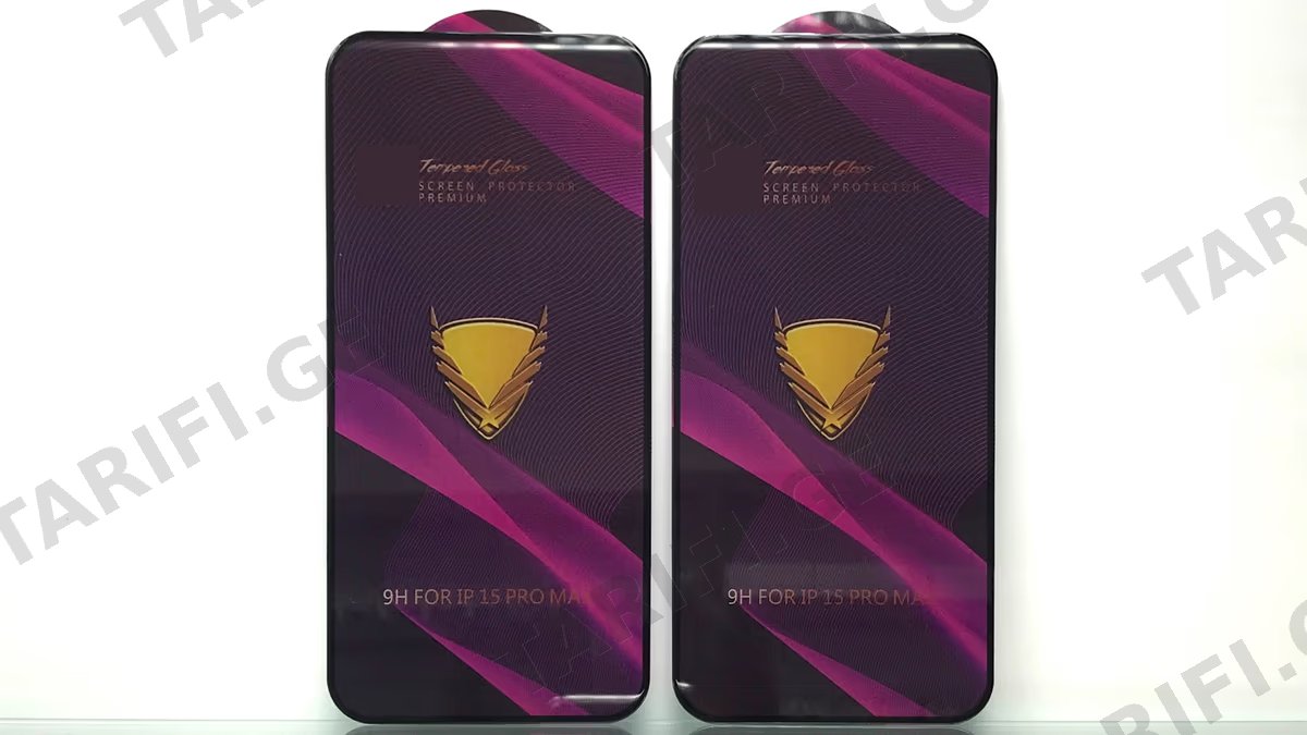 iPhone 15 ProMax Tempered Glass. 2 Pieces.