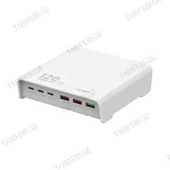 დამტენი LDNIO Q605 120W 3 USB-C 3 USB-A