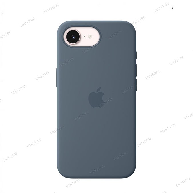 MHWE4ZM/A iPhone 17e Silicone Case with MagSafe – Anchor Blue Model A3646