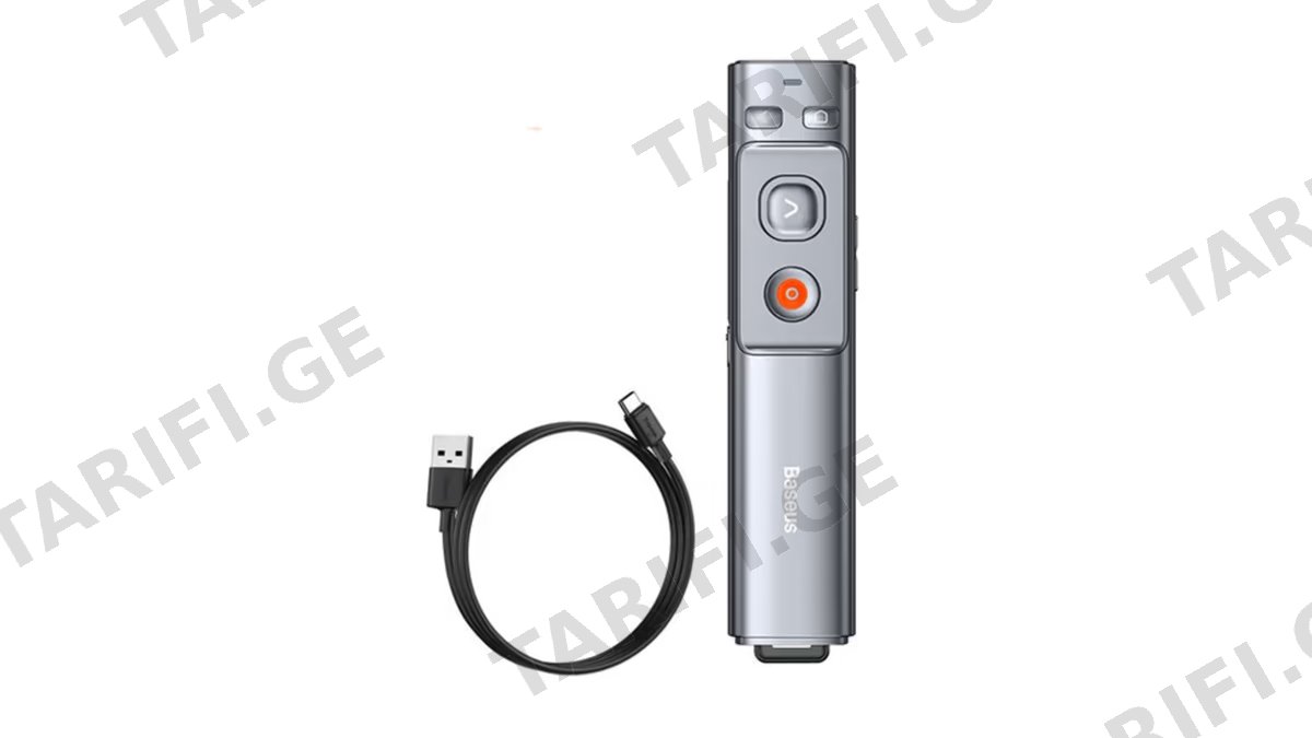Baseus Orange Dot Wireless Presenter with Red Laser WKCD000013