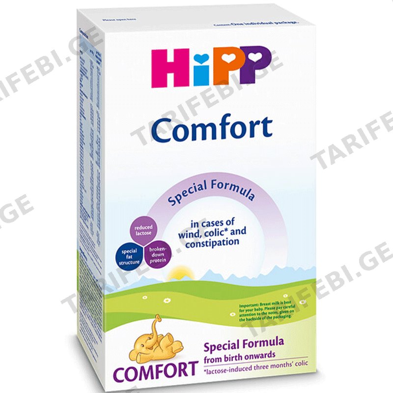 HiPP COMFORRT (კომფორტი კომბიოტიკით, დაბადებიდან, 300 GR)