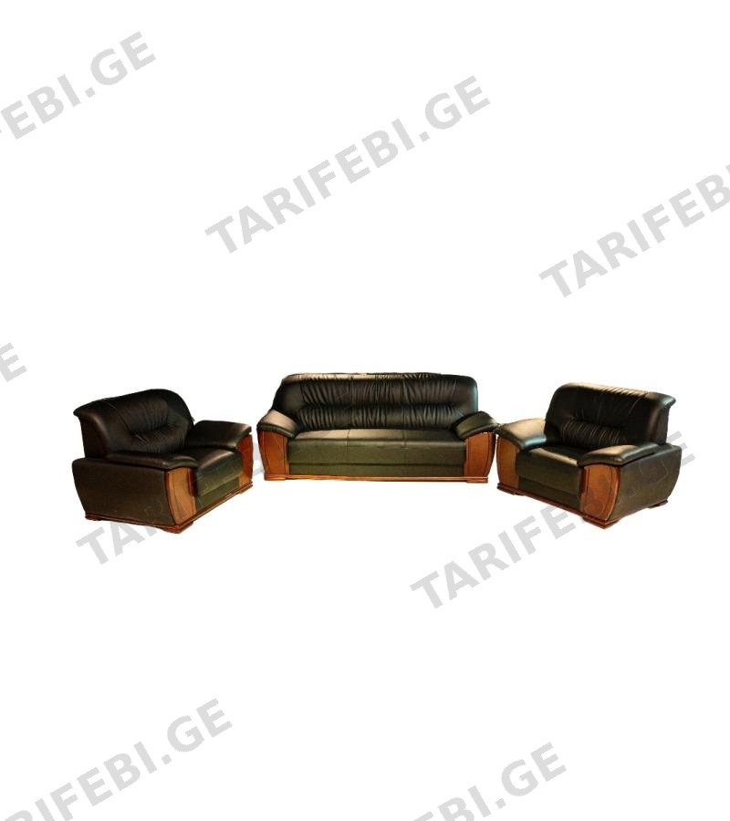 დივანი 3+1+1 #FSMD-SF-05 ფერი: BLACK