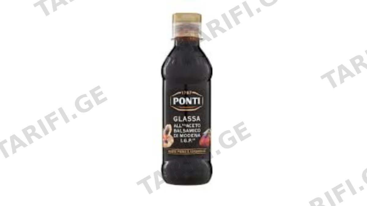 "PONTI"- ძმარი კონცენტრირებული გლასე 250მლ.