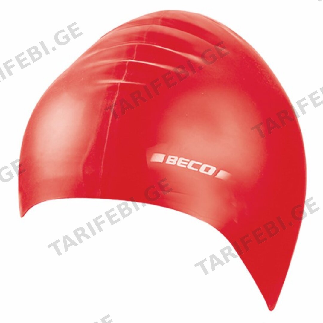 ცურვის ქუდი BECO (სილიკონი/წითელი)