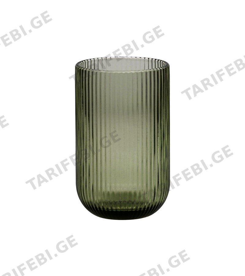 მინის ჭიქა LV-130G ფერი:მწვანე