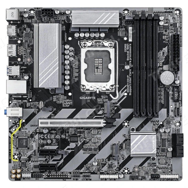 დედა დაფა GIGABYTE B860M D3HP LGA1851 DDR5 256GB