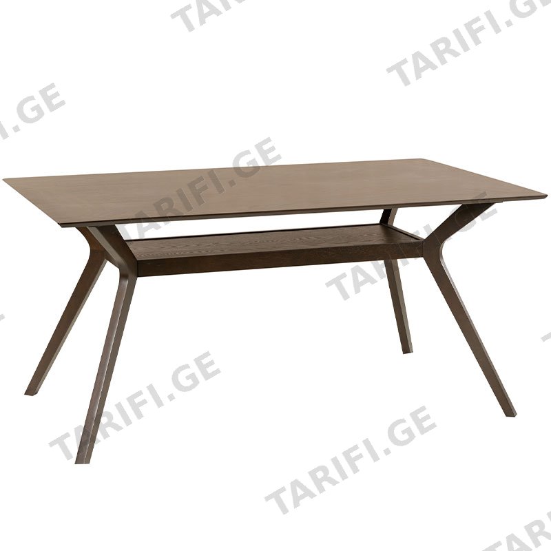 მუქი ყავისფერი მაგიდა KF3190DT (L1600 x W900 x H755)