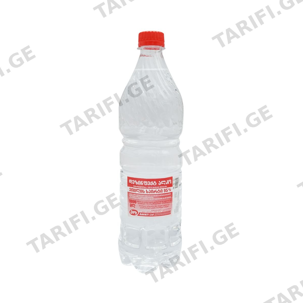 დეზინფექტ ალკო 95% 1000მლ