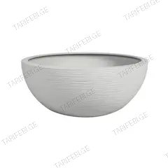 ქოთანი პლასტმასის EDA Plastiques VASQUE GRAPHIT UP DIAM 40x16,5სმ 14,9ლ