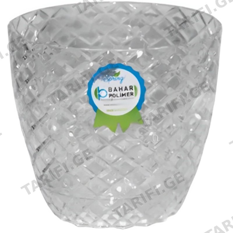 პლასტმასის ქოთანი BAHAR POLLIMER OR03 3 NO ORCHID POT (3 L)