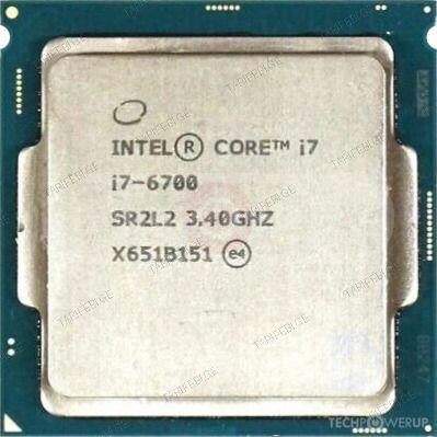 პროცესორი Intel i7 6700