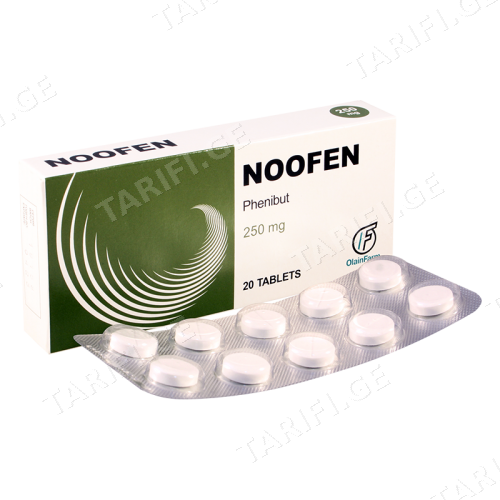ნოოფენი ტაბლეტი 250მგ #20 Noofen tab 250mg #20