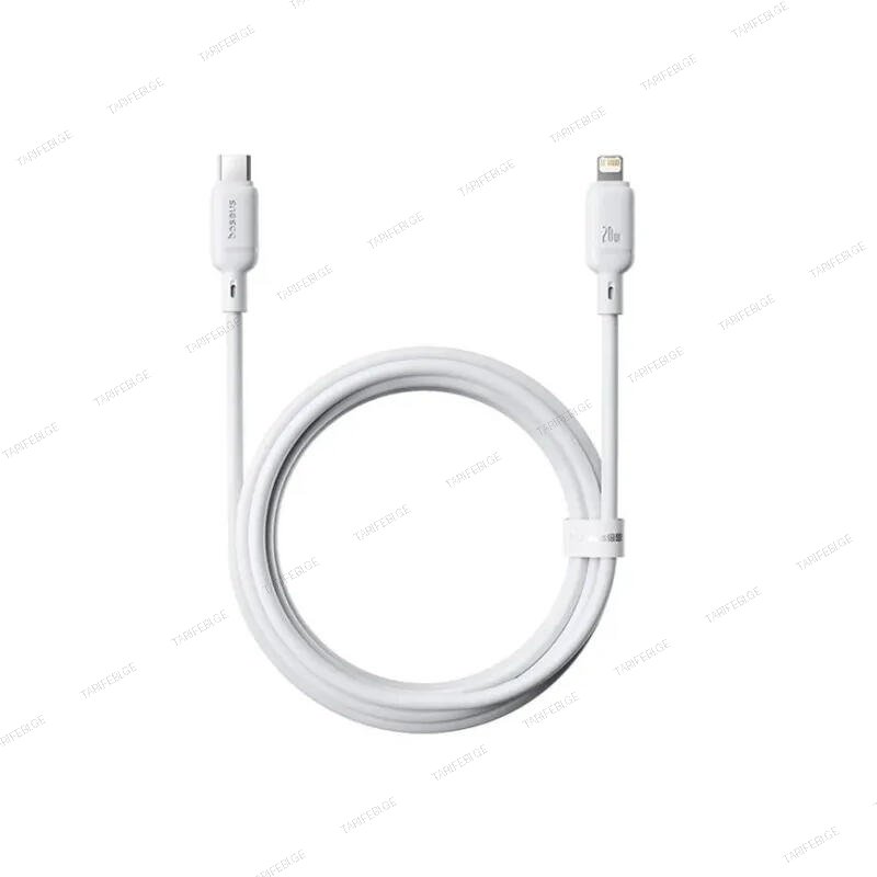 Baseus Silky Series Fast Charging Cable Type-C to iP 20W 2m P10377700213-01 Moon White