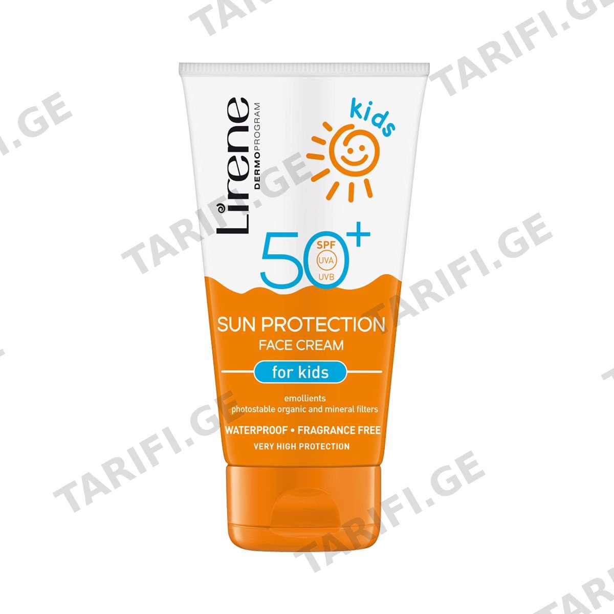 მზისგან დამცავი კრემი საბავშვო Spf50+ 5334 ლირენე - Lirene
