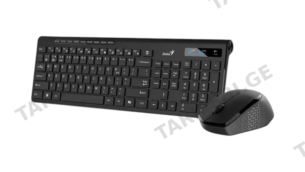Genius Slimstar 8230 Wireless Keyboard + Mouse Combo Black (60806)