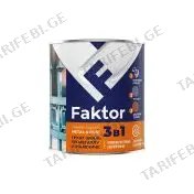 ანტიკოროზიული გრუნტი მწვანე 3x1, 1,9კგ FACTOR
