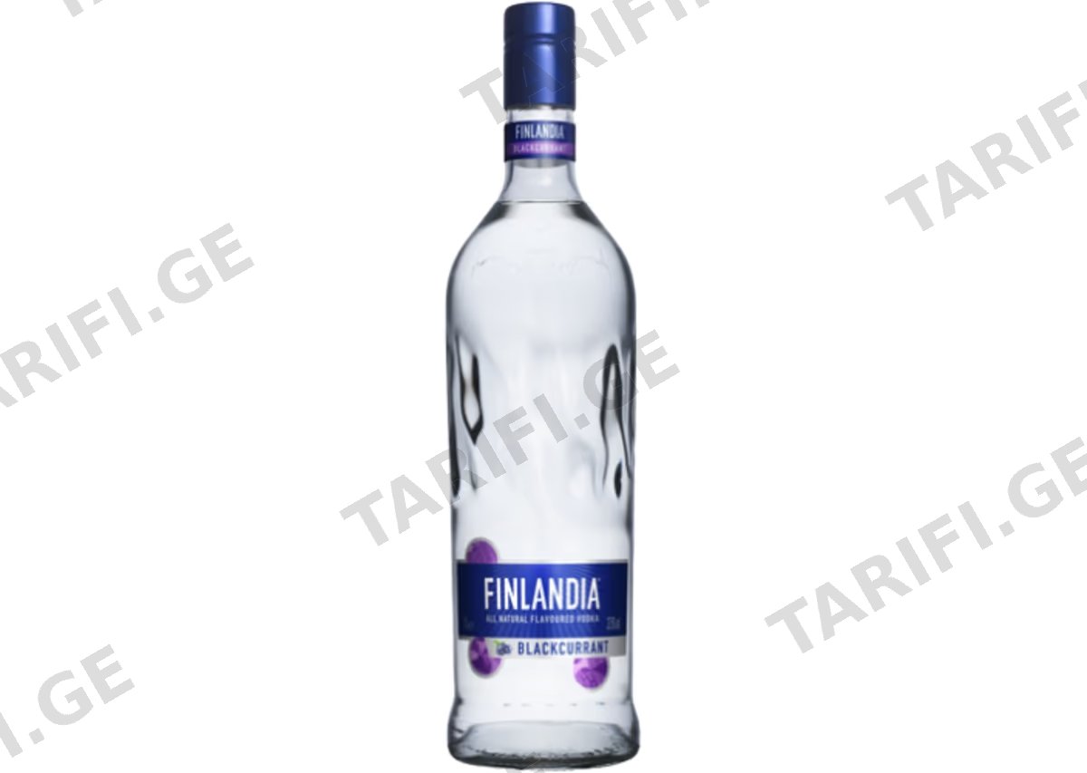 Finlandia, შავი მოცხარის არაყი - 1L