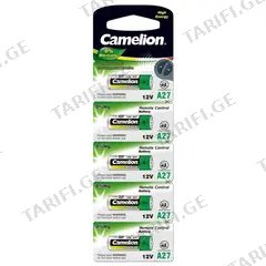 ელემენტი Camelion A27-BP5 Alkaline 12V 5 ც