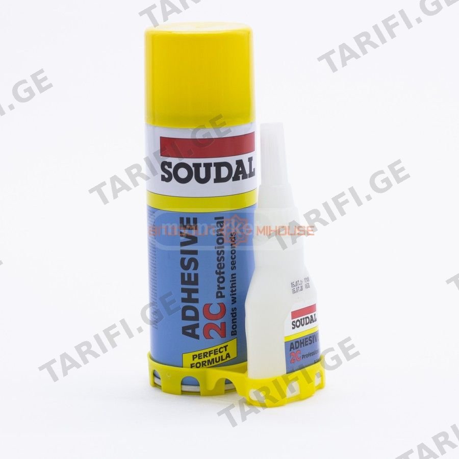 მყისიერი წებო 200მლ+50გრ SOUDAL MDF ADHESIVE 200ml+50gr 1743