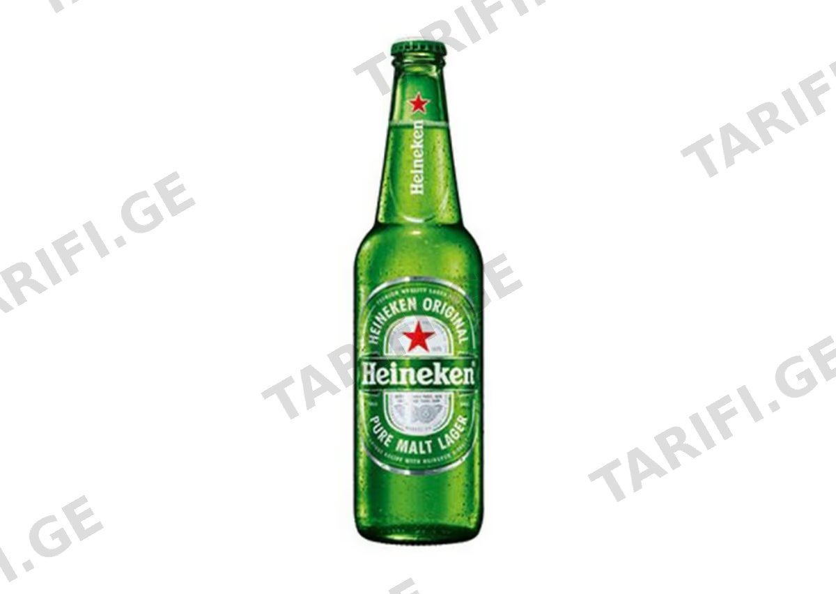 ლუდი Heineken შუშა - 0.5L