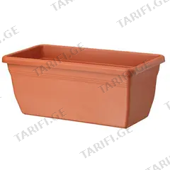 პლასტმასის ქოთანი ყვავილებისთვის FORM PLASTIC 0385-010 Box Gala 60 ტერაკოტა
