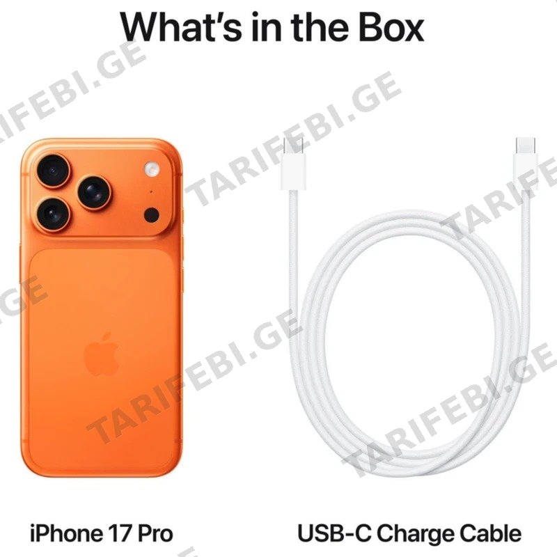 მობილური ტელეფონი APPLE IPHONE 17 PRO 256GB COSMIC ORANGE