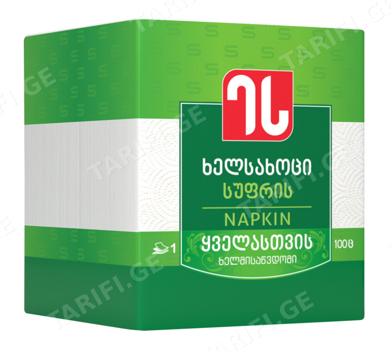 Ხელსახოცი /ეს/30*30/2ფ/40ც