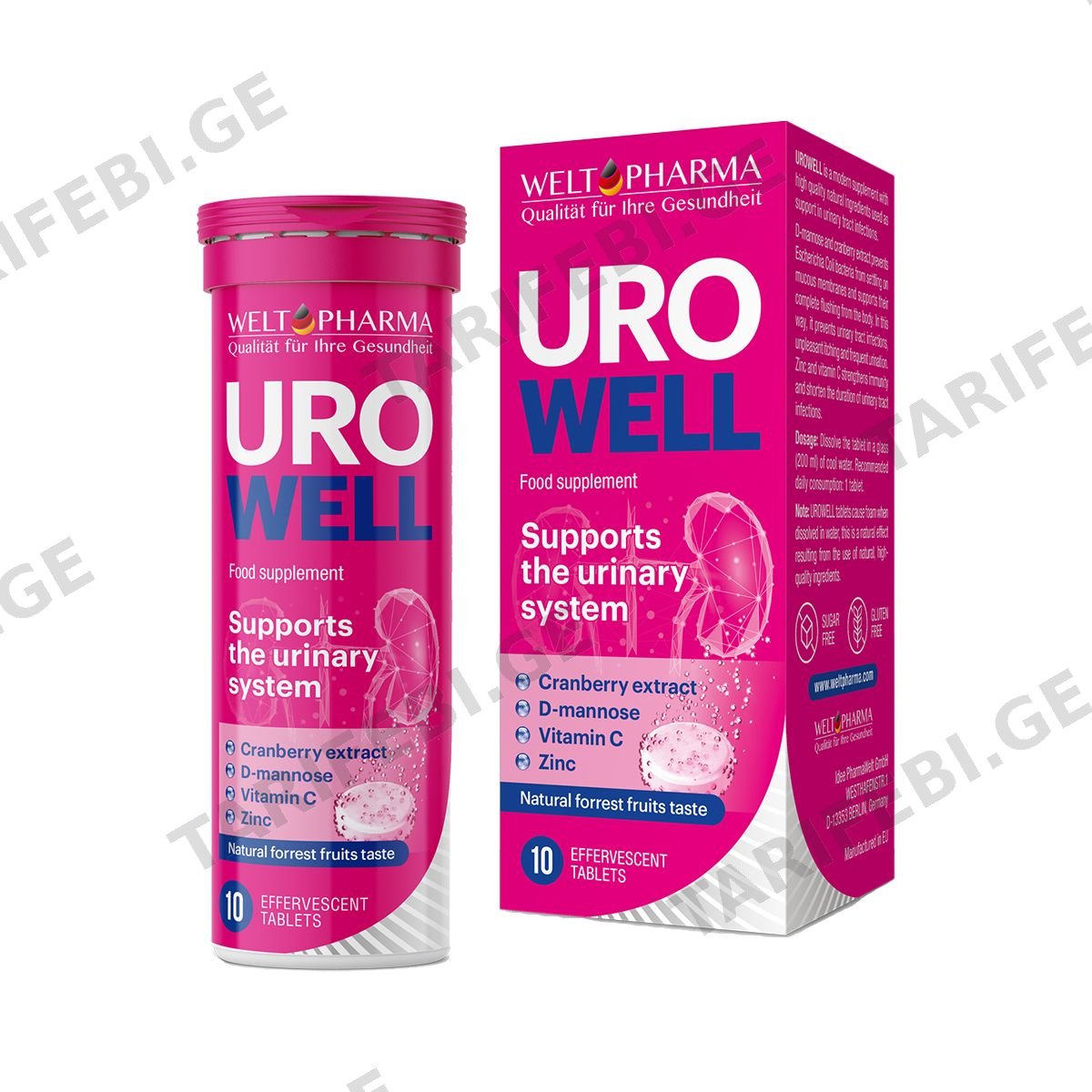 უროველი - Urowell 10 ტაბლეტი