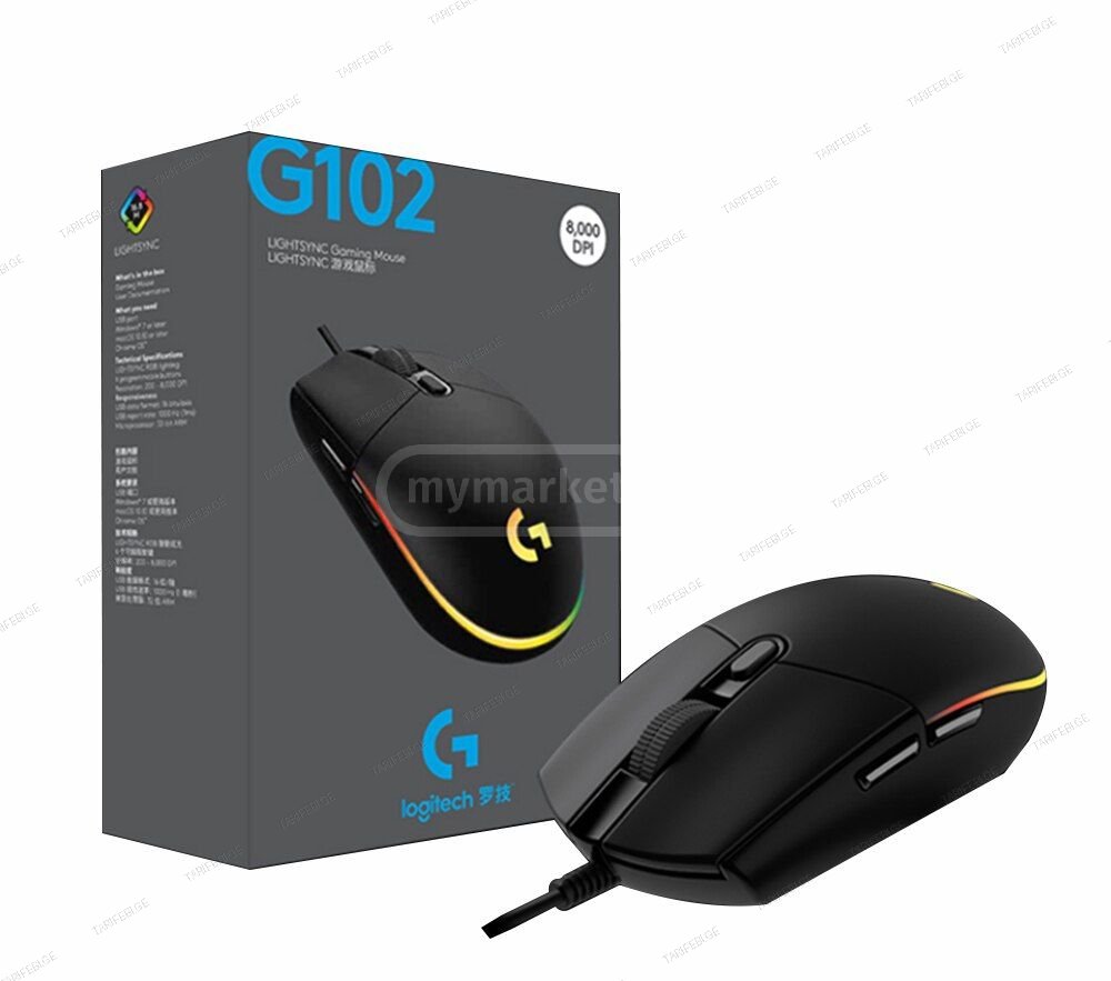 მაუსი Logitech G102 mouse