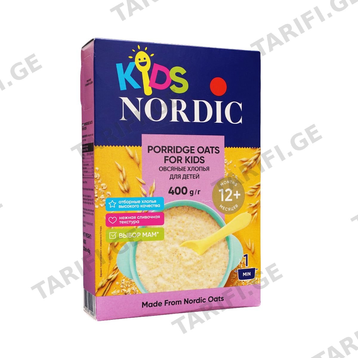 შვრიის ფაფა KIDS 400გ 0067 ნორდიკი - Nordic