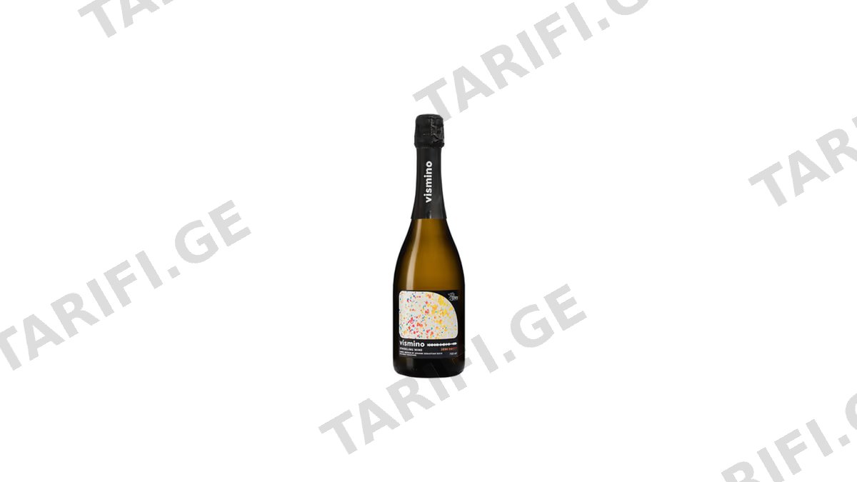 ვისმინო ცქრიალა ღვინო ნახევრად ტკბილი 0.75მლ