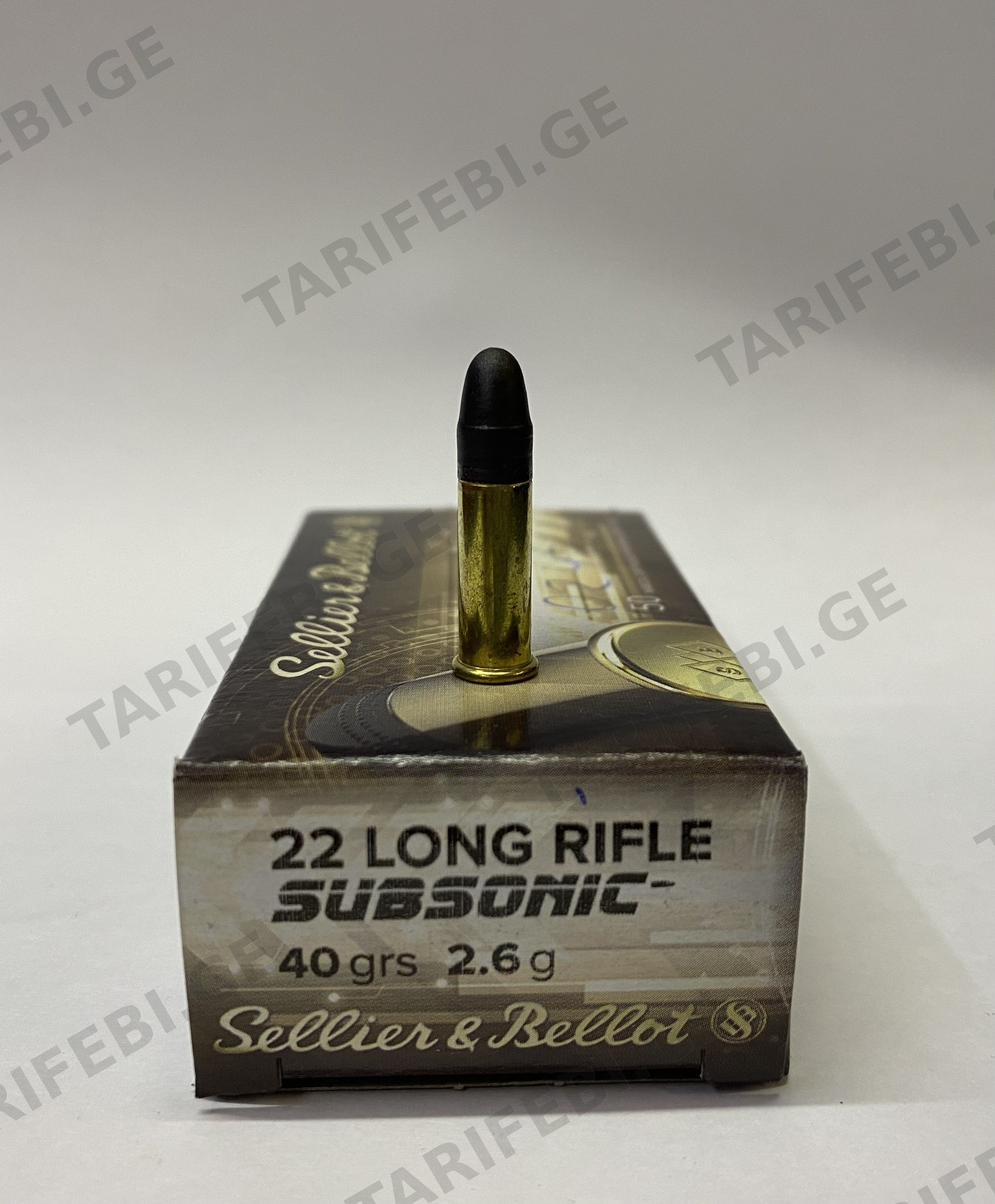ვაზნა 22 LONG RIFLE SUBSONIC 40gr 2.56g
