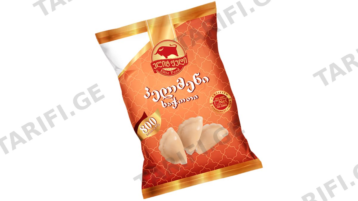პელმენი ხაჭოთი 800გრ