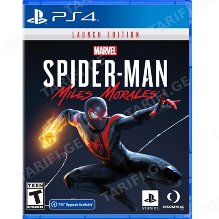 ვიდეო თამაში GAME FOR PS4 SPIDER-MAN MILES MORALES
