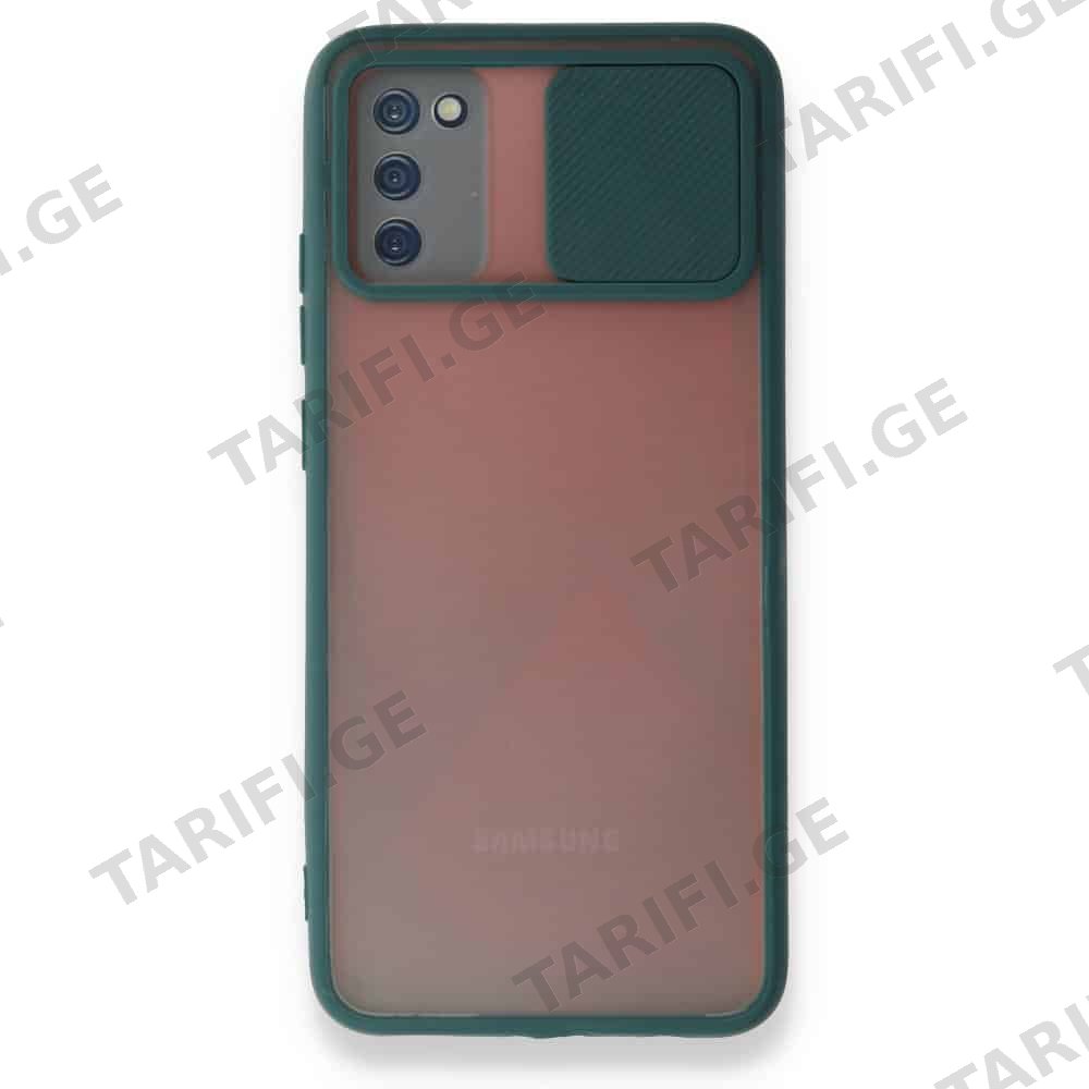 Samsung Galaxy A03S Palm Camera Sliding Silicone Case კამერის დაცვით ქეისი