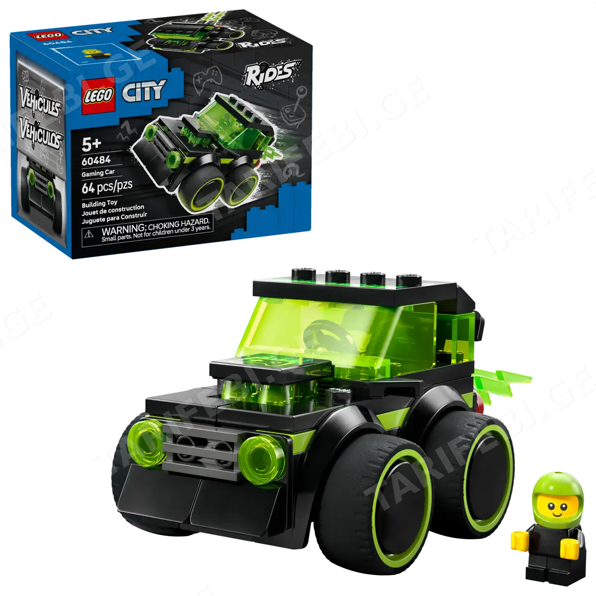 ასაწყობი კონსტრუქცია RIDES – GAMING RACE CAR 60484 | CITY