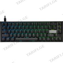 DUCKY ONE 2 SF CHERRY BLACK RGB სადენიანი მექანიკური კლავიატურა