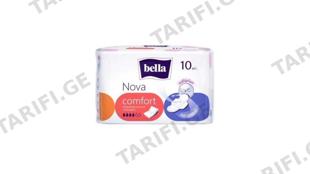 BELLA ბელა ჰიგიენური საფენები 3198 NOVA COMFORT SOFT AIR N10