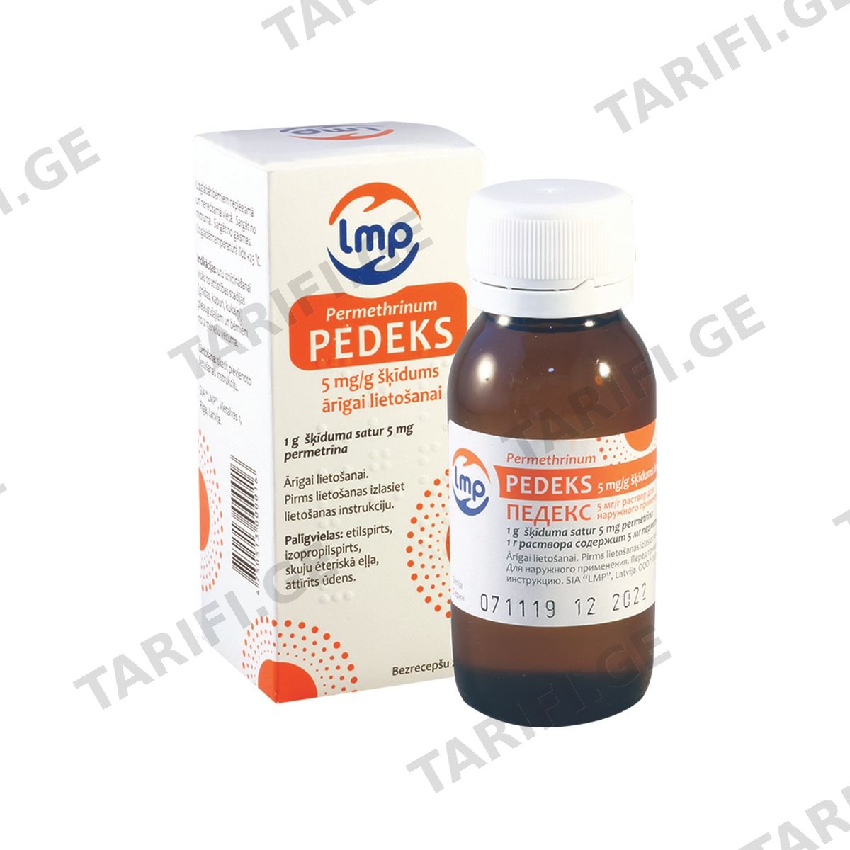 Pedex - პედექსი ხსნარი 0.5% 60მლ
