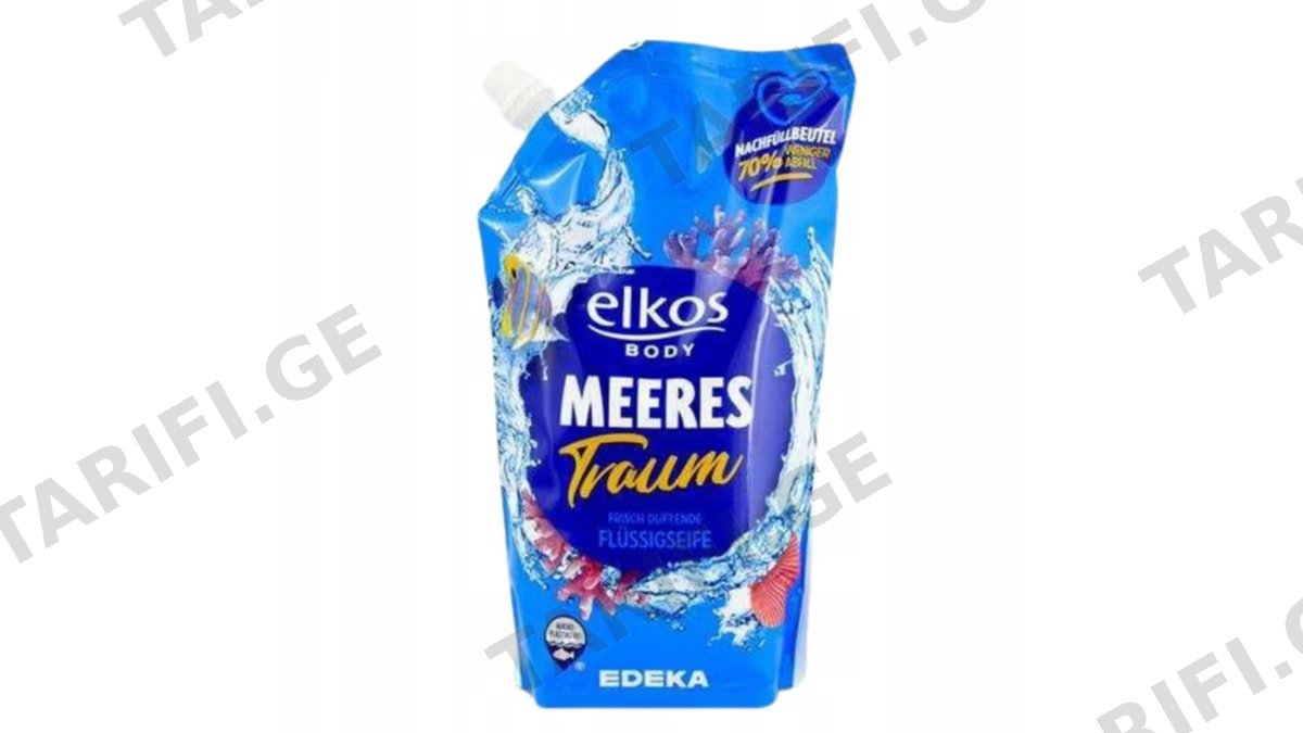 ELKOS თხევადი საპონი ზღვის სურნელით
