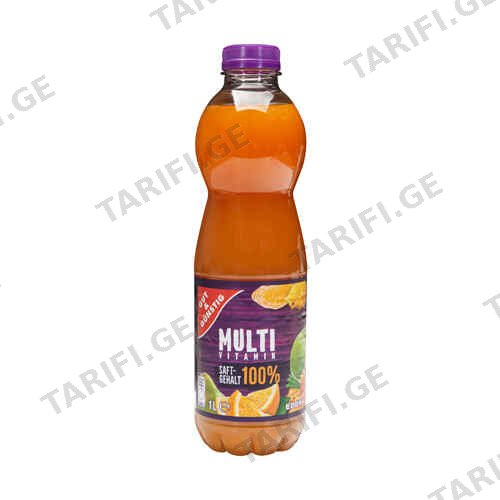 წვენი მულტივიტამინი /G&G/ 1ლ