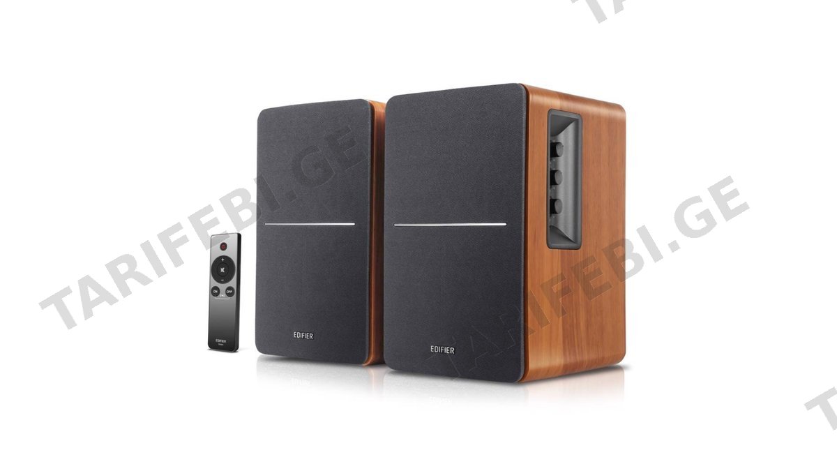 სტუდიური მონიტორი Edifier R1280Ts Active 2.0 Bookshelf Speaker Set, 42W RMS, Brown