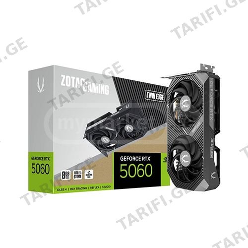 ვიდეობარათი - Zotac RTX 5060 8 GB Twin Edge