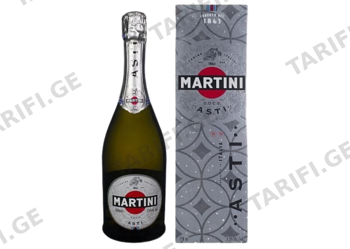 ცქრიალა ღვინო Asti Martini, Spumante თეთრი ტკბილი