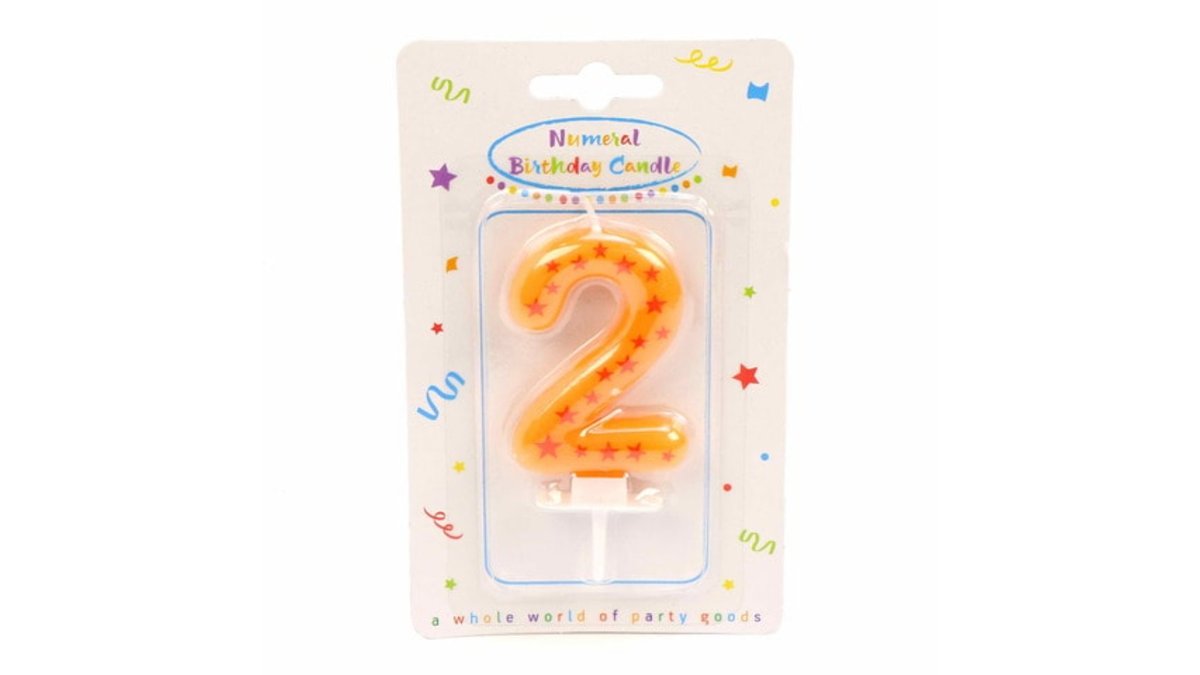 პროკოს დაბადების დღის სანთელი ციფრი 2/5201184891650