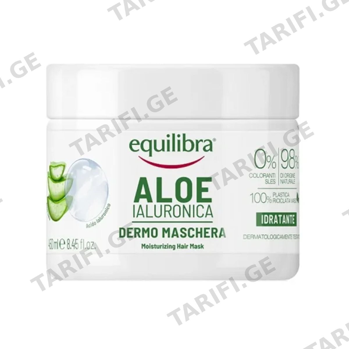 დამატენიანებელი ნიღაბი Aloe 8017 ექვილიბრა - Equilibra