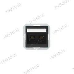 როზეტი Vilma QR1000 RJ45 PC 2 შავი