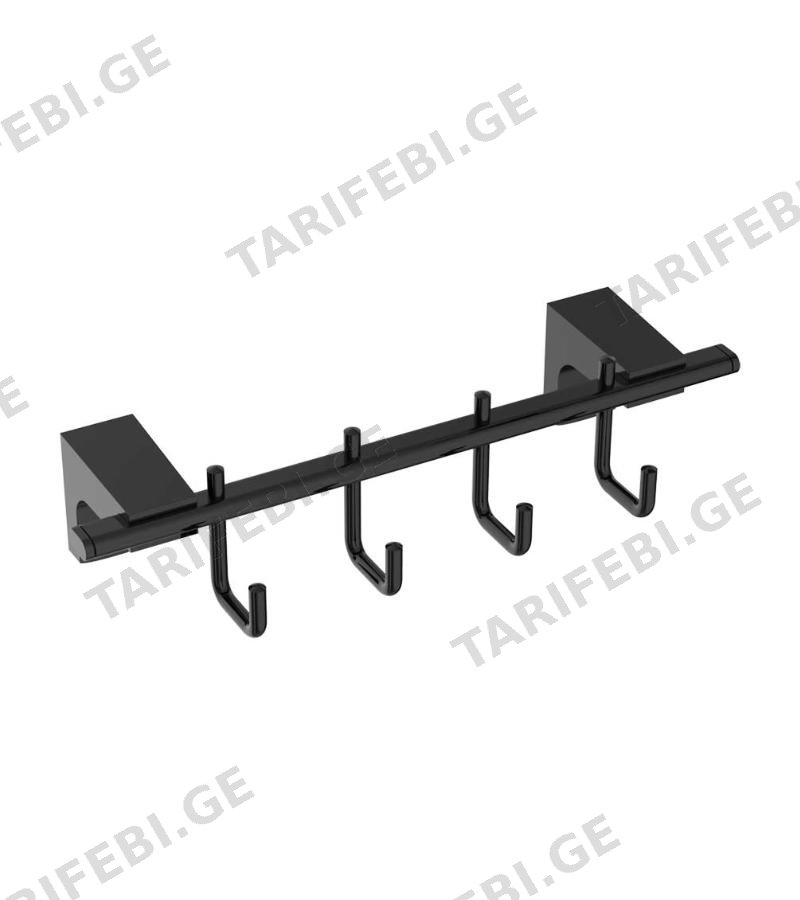 ხალათის საკიდი F1 A.1729.s Mat black მწარ. DUXXA